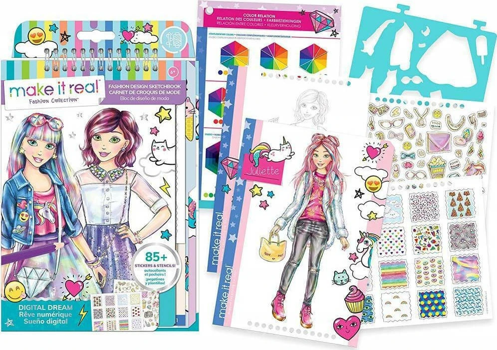 Make It Real – Fashion Design Sketchbook: Digital Dream (3203) - Image 2