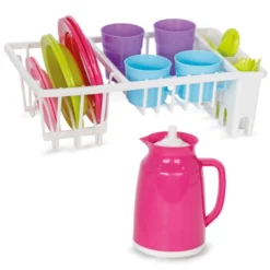 Pilsan Παιδικό Σετ Κουζίνας με Πιατοθήκη 21 τμχ (06-033)