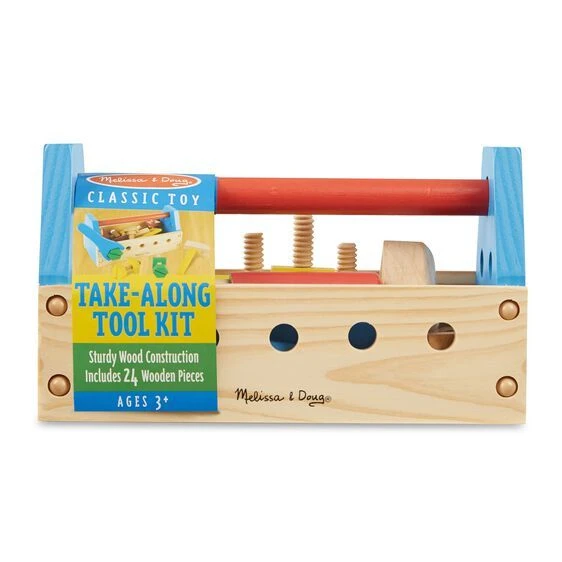 Melissa & Doug Παιδική Εργαλειοθήκη Ξύλινη με Βίδες (10494) - Image 4
