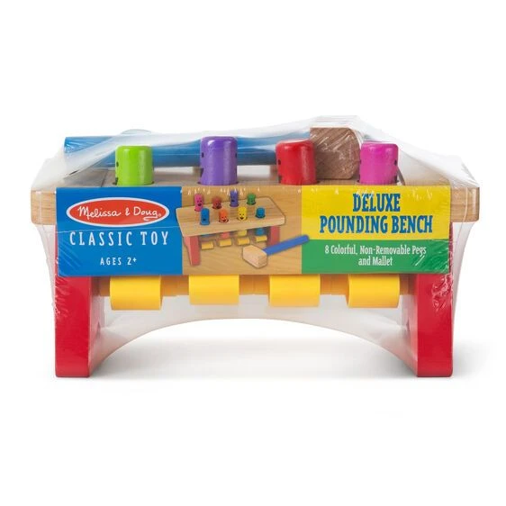Melissa & Doug Melissa And Doug Ξύλινος Πάγκος Μς Σφυράκι – Deluxe Pounding Bench (14490) - Image 2