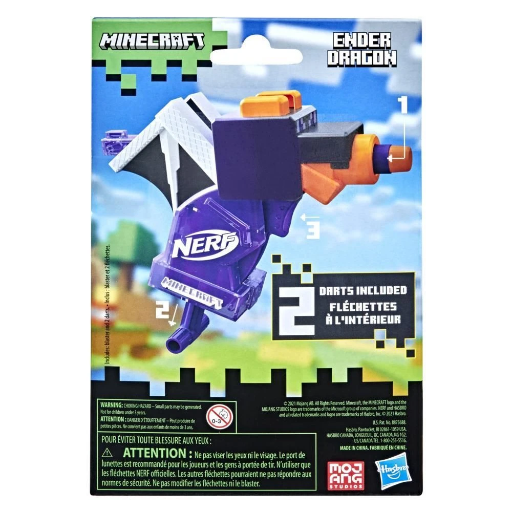 Hasbro Nerf Minecraft Mini Blaster Ender Dragon (F4423) - Image 2