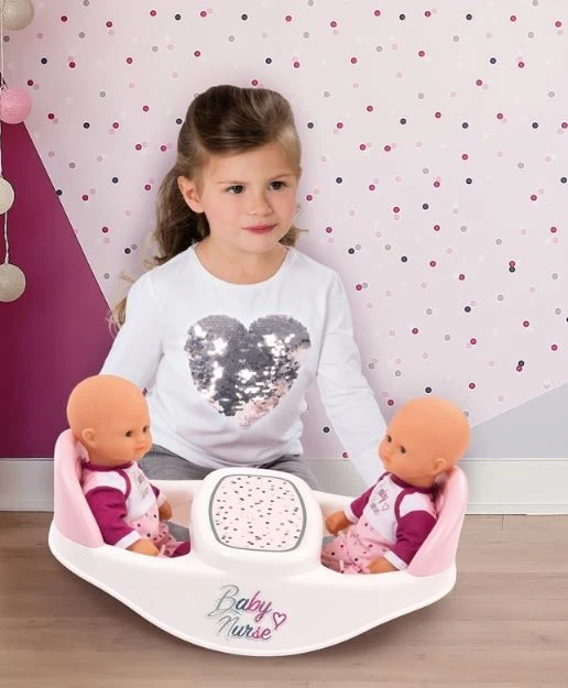 Smoby Baby Nurse Baby Chair For 2 Dolls (220344) - Image 3