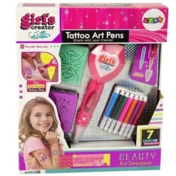 Blue Toys Παιδικό Σετ τατουάζ Girl’s Tattoo Art Pens Set (MKO392051)