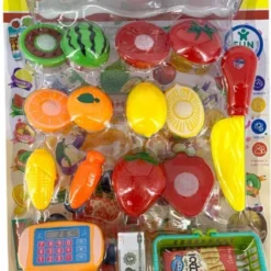 Blue Toys Ταμειακή Μηχανή Με Φρούτα Και Μαχαίρι (MKL071879)