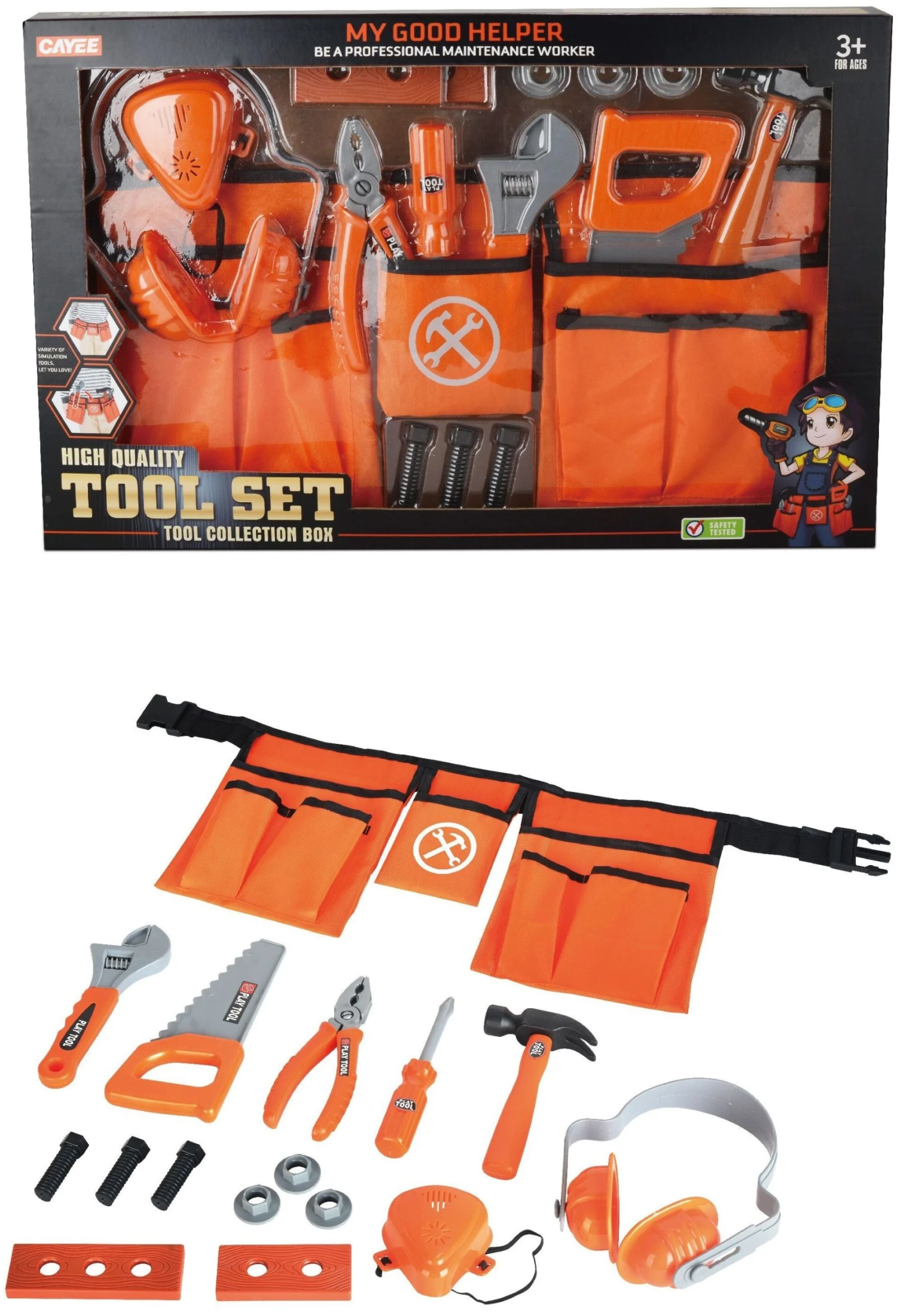 Blue Toys Σετ Εργαλείων Με Θήκη Μέσης (MKO411905)