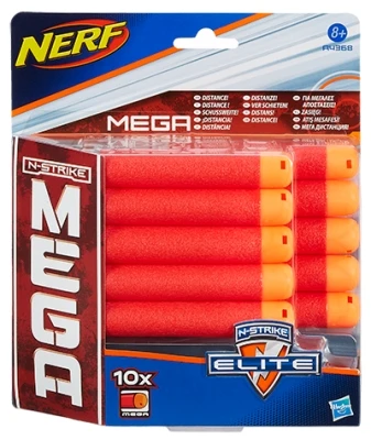 Hasbro Ανταλλακτικα Nerf Nstrike Elite Mega 10 Dart Refill (A4368)