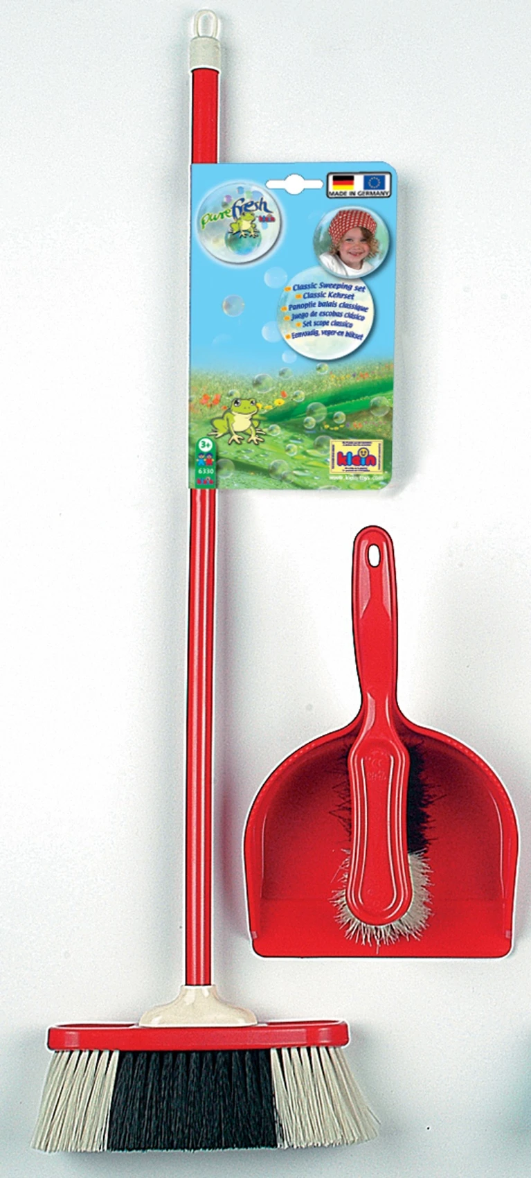 Klein Παιδικο Σετ Σκουπα Με Κονταρι Φαρασι Και Σκουπακι Μικρο (6330)