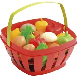 Ecoiffier Παιδικά Κουζινικά Καλάθι Με Φρούτα Και Λαχανικά (966)