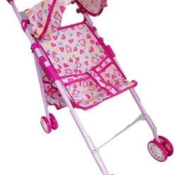 Blue Toys Καροτσι Μωρου Μεταλλικο Με Τεντα Σε Διαφορα Σχεδια (MKF669837)