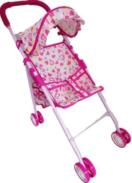 Blue Toys Καροτσι Μωρου Μεταλλικο Με Τεντα Σε Διαφορα Σχεδια (MKF669837)