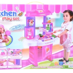 Blue Toys Παιδικη Κουζινα Kitchen Play Set Με Φωτα Και Ηχους (MKH673344)