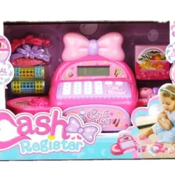 Blue Toys Ταμειακη Μηχανη Cash Register Σε Ροζ Χρωμα (MKH914508)