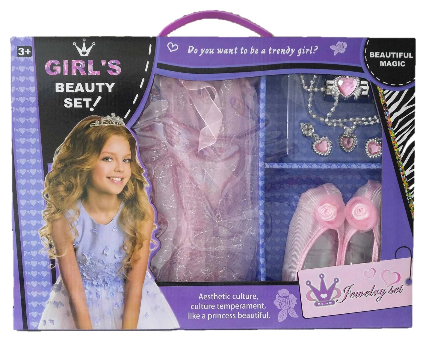 Blue Toys Κοριτσιστικο Σετ Ομορφιας Beauty Με Παπουτσια,Περιδεραιο Και Σκουλαρικια Οεμ (MKH231156)