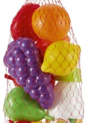 Ecoiffier Δίχτυ Με Φρούτα, Λαχανικά Και Χυμό Πορτοκάλι (954)