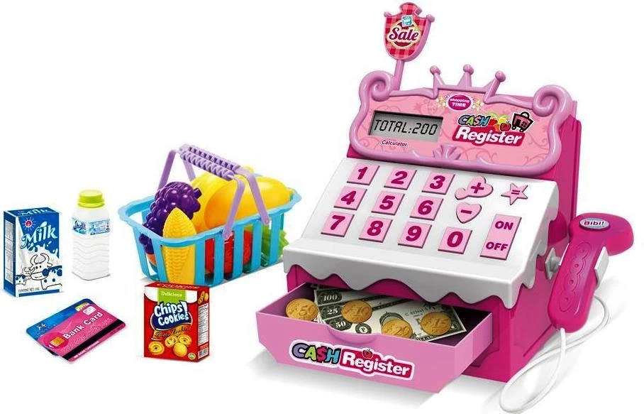 Blue Toys Ταμειακη Μηχανη Cash Register Με Ηχο (MKK098493)