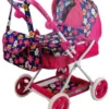 Blue Toys Καροτσι Μωρου Μεταλλικο Lovely Baby Με Τσαντα (MKG464789)