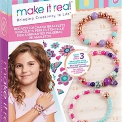 Make It Real-Bedazzled! Charm Brachelets-Blooming Creativity (049276)