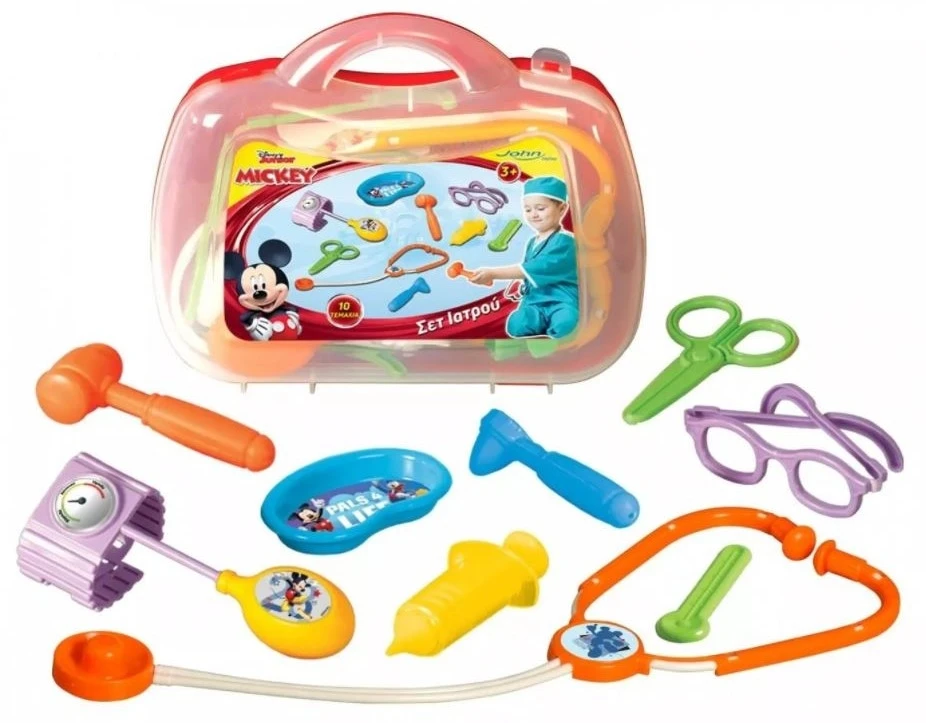 John Mickey Mouse Βαλιτσακι Με Ιατρικα Εργαλεια (03544)