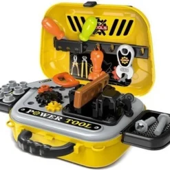 Blue Toys Βαλιτσάκι Εργαλείων Κίτρινο – Τσαντάκι (MKK067506)