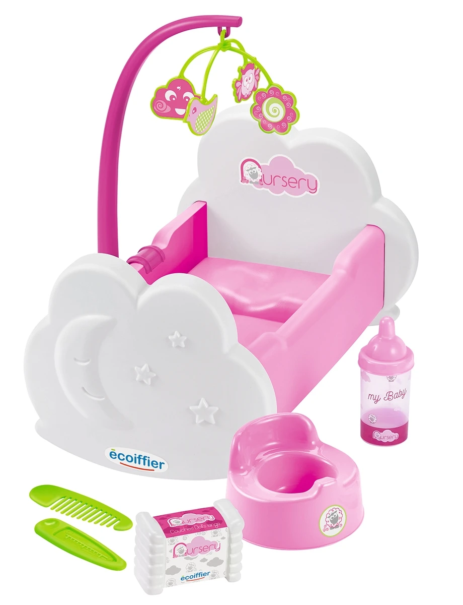 Ecoiffier Κρεβατάκι Κούκλας Με Αξεσουάρ (2873) - Image 2