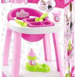 Ecoiffier Καρεκλάκι Φαγητού Κούκλας Με Αξεσουάρ (2876)