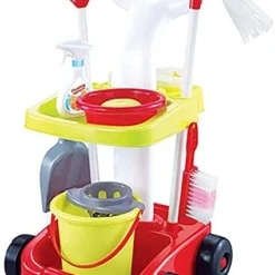 Blue Toys Παιδικό Σετ Καθαρισμού Με Τρολλευ (MKF462306)