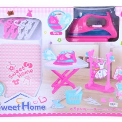 Blue Toys Σετ Σιδερώματος Sweet Home Με Σιδερώστρα, Σίδερο Και Κρεμάστρα (MKI843641)