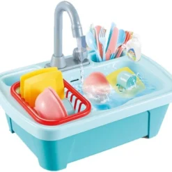 Blue Toys Κουζινικά Νεροχύτης Ηλεκτρικός Με Εξαρτήματα (MKL422447)